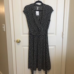 H&M Cap Sleeve Wrap Dress